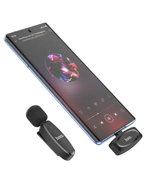 Hoco L15 Type-C Crystal Lavalier Wireless Digital Microphone