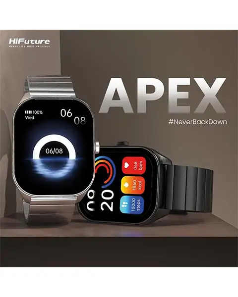 HiFutureAPEX2.04AMOLEDStainlessSteelSmartwatch-SIlver