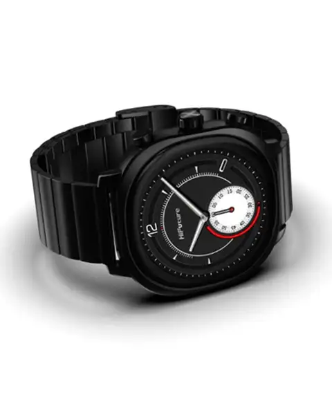 HiFuture Aix Stainless Steel Smart Watch-Black