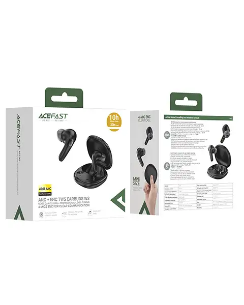  Acefast W3 Bluetooth Handsfree TWS-ANC-Black
