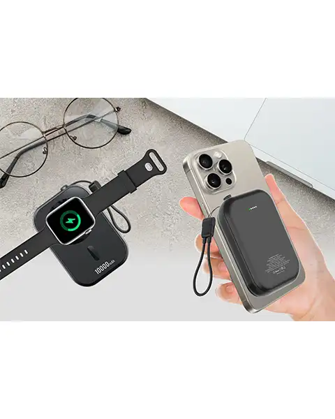 SwissMilitary3-in-1WirelessMagneticPowerBank10000mAh-Black