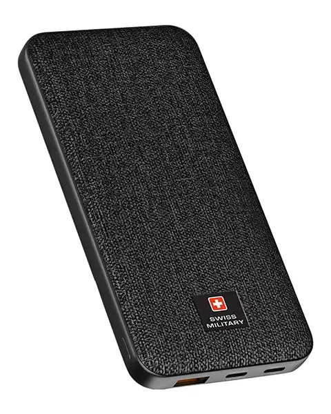 Swiss Military Power House 10000mAh USB-C 20W Power Bank – SM-PB-10K-2C1A