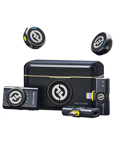 HollylandLarkM2WirelessLavalierMicrophone-Black