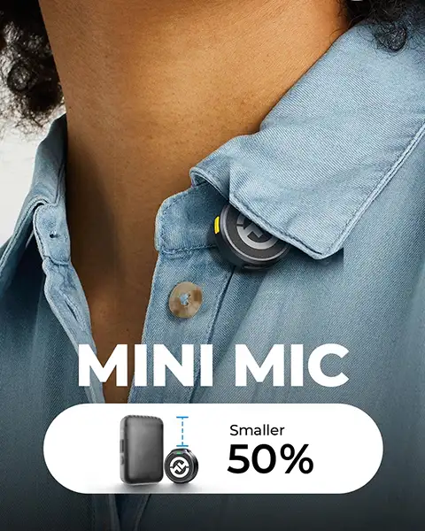  Hollyland Lark M2 Wireless Lavalier Microphone-Black