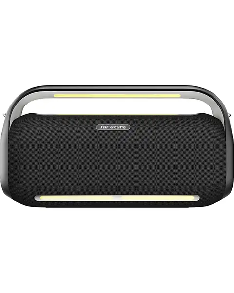  HiFuture MusicBox 300 Wireless Bluetooth Speaker with Dual Wireless Microphone-Black