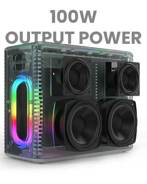 HiFuture Musicbox Bluetooth Speaker-Silver