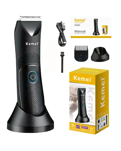 KEMEIKM-1838ProfessionalBodyHairTrimmerforMenandWomen