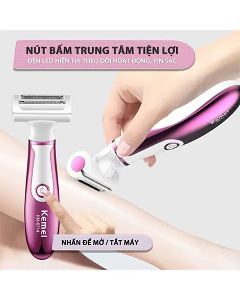 Kemei KM 6714 Women's Hair Removal Machine