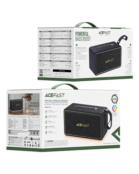 Acefast K3 Ultra Portable Bluetooth Speaker-Black