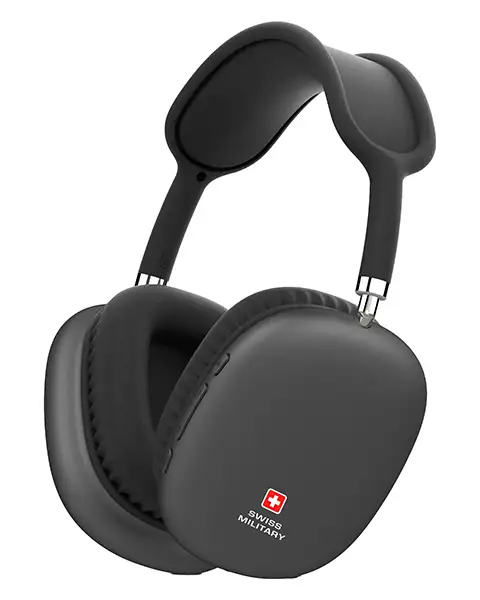 SwissMilitaryAirflowOver-EarANCWirelessHeadphone-Black