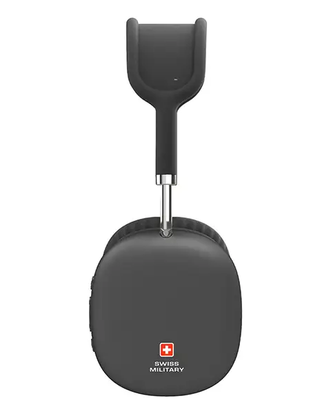 SwissMilitaryAirflowOver-EarANCWirelessHeadphone-Black