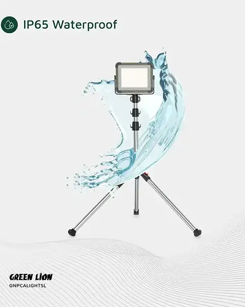 Green Lion Solar Camping Light 7200mAh - Silver