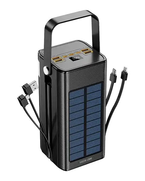 Green Lion Solar X 80000mAh Power Bank - Black