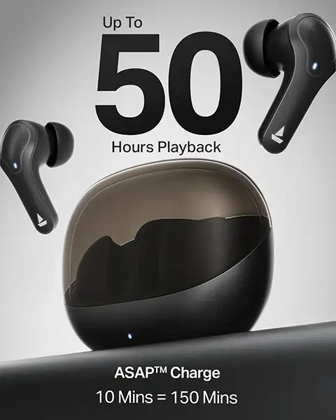 boAt Airdopes Plus 311 TWS Wireless Earbuds-Black