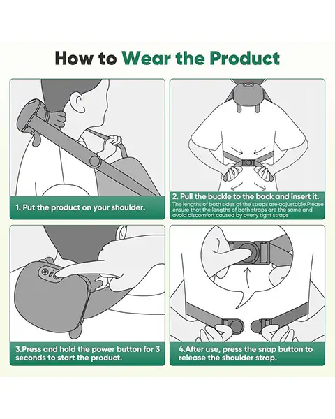 Neck and Shoulder Rechargeable Massager with Heat Function FH-670