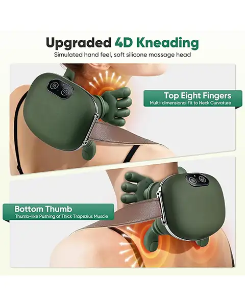 Rechargeable Neck and Shoulder Massager with Heat Function FH-670