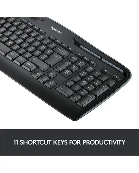 Logitech MK330 Wireless Keyboard and Mouse Combo for Windows