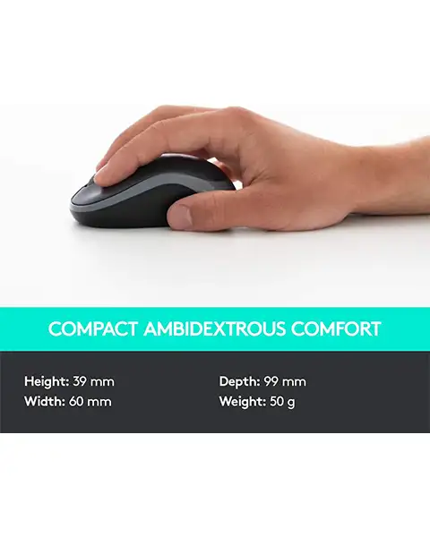 Logitech MK330 Wireless Keyboard and Mouse Combo for Windows