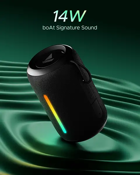 boAt Stone 350 Pro Portable Bluetooth Speaker | Bluetooth 5.3 | 14W Output | Up to 12Hours Playback