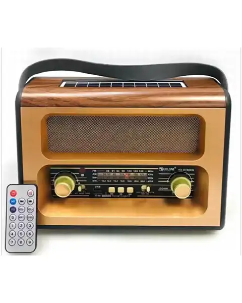 Golon Rx Bt88Sq Portable Bluetooth Fm Radio With Solar Charing