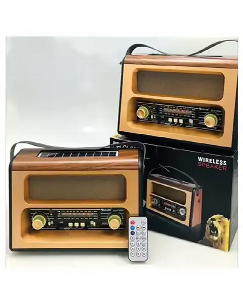 Golon Rx Bt88Sq Portable Bluetooth Fm Radio With Solar Charing
