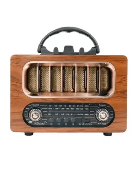 Kbroad KTF-2018 Wireless Retro Portable Fm Full Bands Radio Speaker