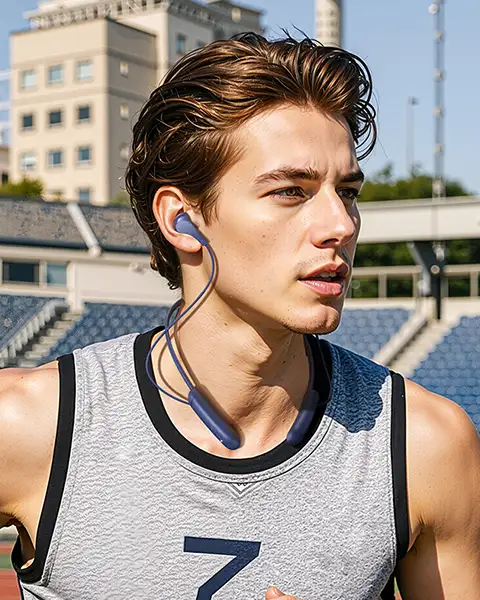 Hoco ES75 Wireless Sport Neckband with Microphone BT v5.4 - Black