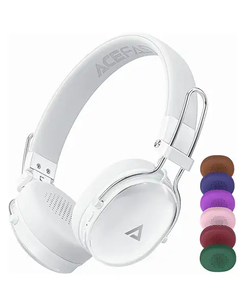 Acefast H7 ANC Wireless Headphones | 30mm Professional Grade | HIFI Drivers-White