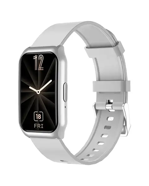 Green Lion Track Fit Smart Watch | Heart Rate | BT Calls- White