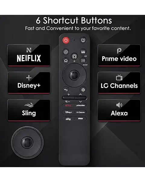 LG AI Magic Remote for LG Smart TV Including OLED, QNED, UHD, LED, LCD,4K,8K
