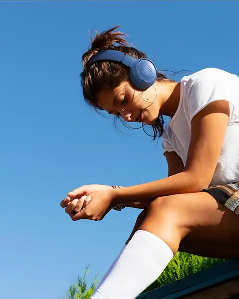 JBL Tune 520BT Wireless On Ear Headphone-Blue