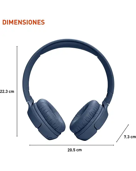 JBL Tune 520BT Wireless On Ear Headphone-Blue