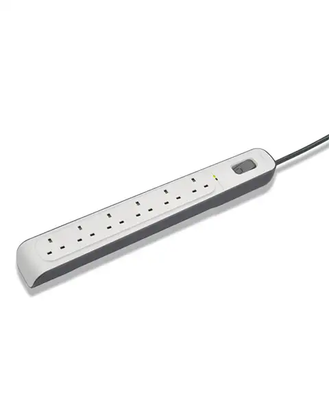 Belkin Surge Protection 6 Socket Strip, 650j 2m Cable