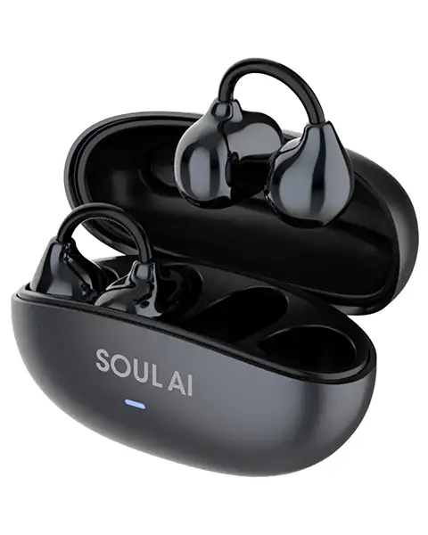 X.Cell Soul-AI Open-ear Clip-on True Wireless Earbud Black