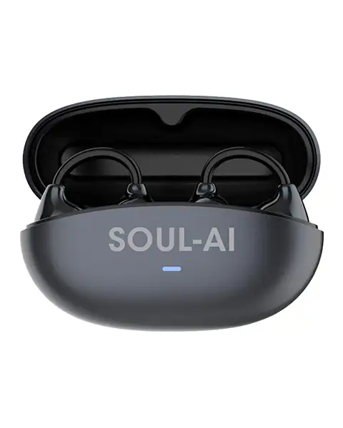 X.Cell Soul-AI Open-ear Clip-on True Wireless Earbud Black