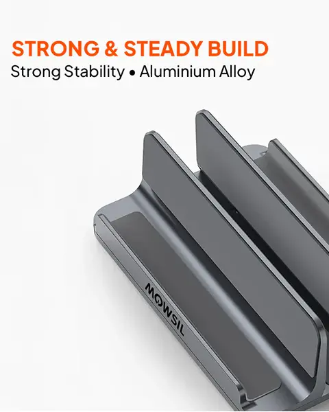 Mowsil Vertical Laptop And Mobile Stand