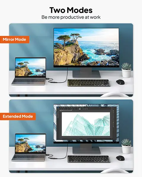 DisplayPort (DP) to HDMI Adapter Mowsil MODHD