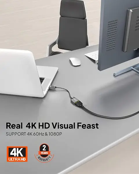 DisplayPort (DP) to VGA Adapter Mowsil MODVG