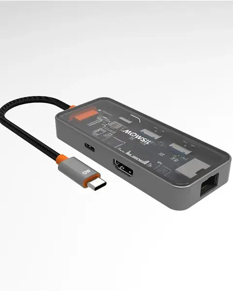 Mowsil 6-in-1 USB-C Hub Adapter 100W Fast Charging MOCHB6