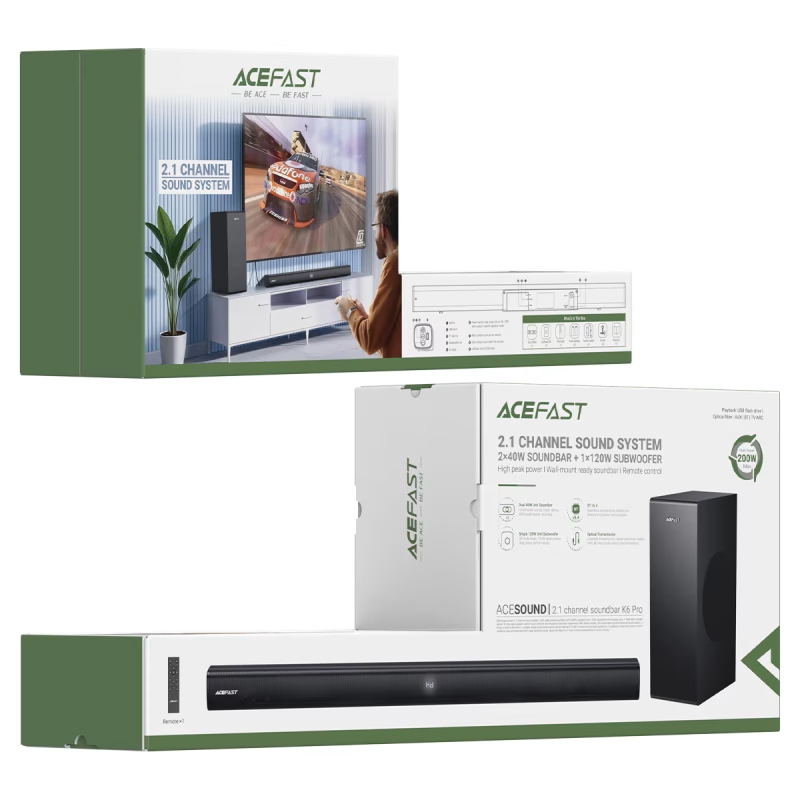 ACEFAST K6 Pro 2.1 channel sound system